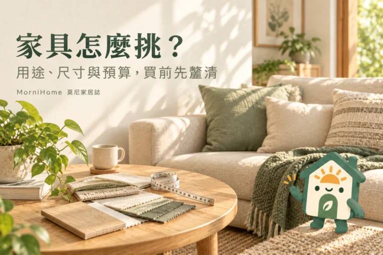 家具怎麼挑？7 大選購原則一次整理