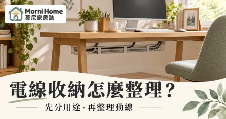 電線收納怎麼整理?桌下動線延長線與閒置線材的分類指南