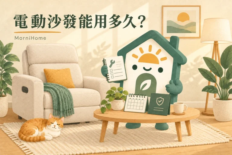電動沙發壽命多久？保固、開合測試與零件供應不能混算