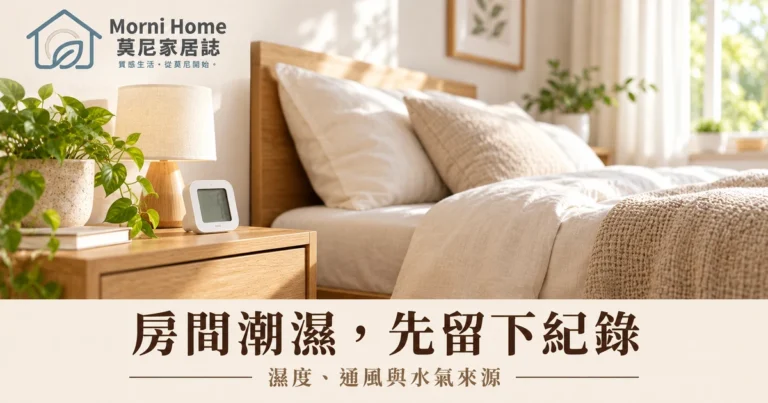 房間潮濕怎麼辦?濕度紀錄、通風條件與水氣來源的完整檢查指南