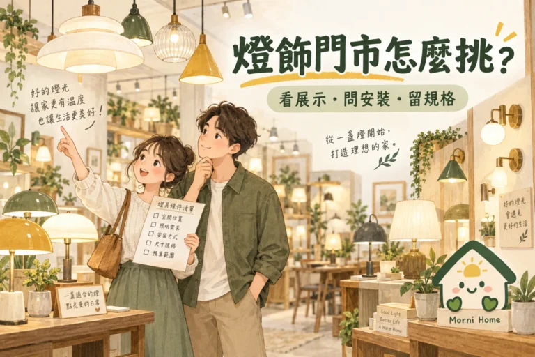 燈飾門市怎麼挑?北中南展示、安裝與保固確認