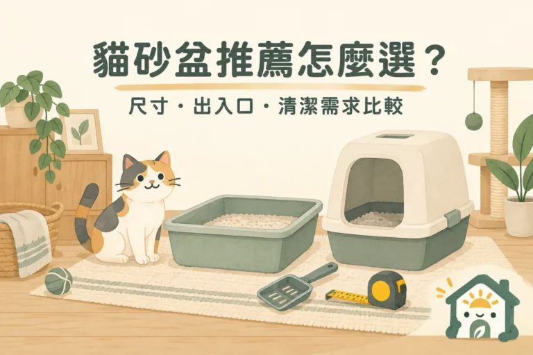 貓砂盆推薦怎麼選?開放式與有蓋款的尺寸、出入口比較