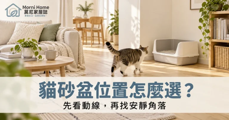貓砂盆位置怎麼選？套房、浴室與多貓家庭的完整動線檢查指南