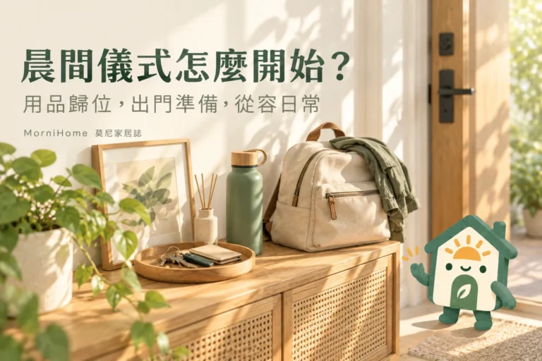 晨間儀式怎麼開始？用品歸位、出門準備與一週試用完整指南