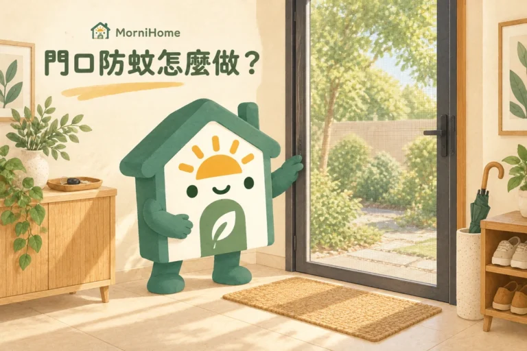 門口防蚊怎麼做？玄關3區配置、進出流程與一週檢查表