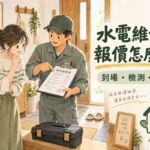水電維修報價怎麼看？到場、檢測與工項比較