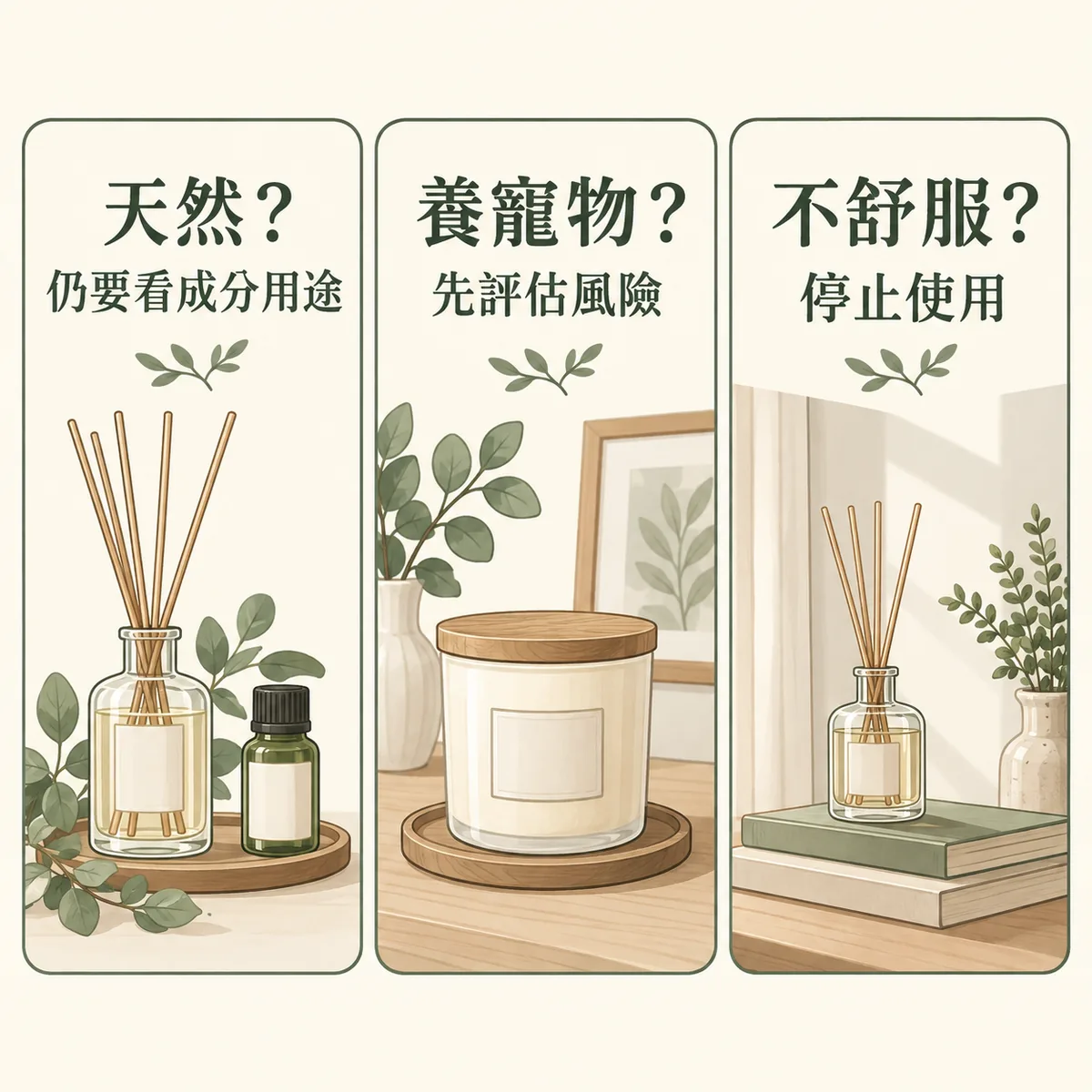 居家香氛三項常見問題與檢查重點