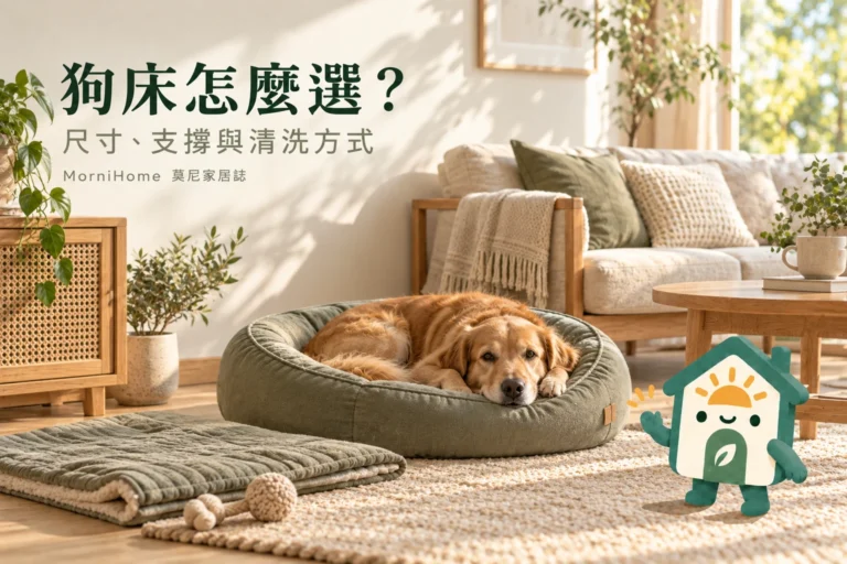 狗床推薦怎麼選？3款睡墊的尺寸、清洗方式與適合情境