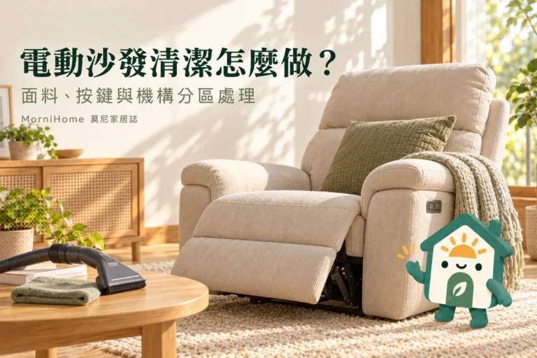 電動沙發清潔怎麼做？面料、按鍵與機構分區處理指南