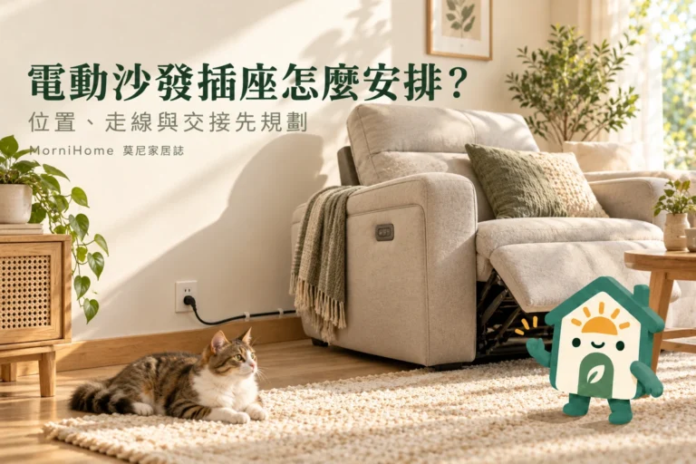 電動沙發插座怎麼安排？位置、走線與裝修交接清單