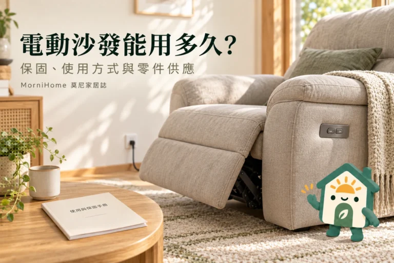 電動沙發壽命多久？保固、開合測試與零件供應不能混算