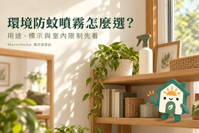 環境防蚊噴霧怎麼選？人體用途、標示與室內使用核對
