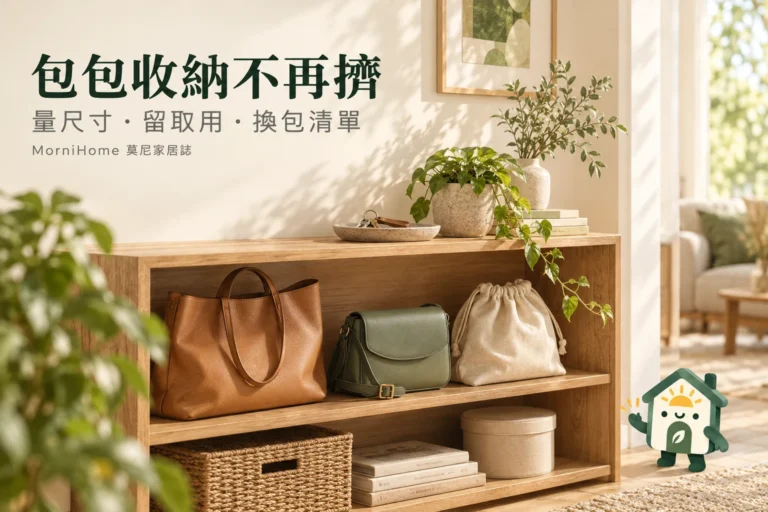 包包收納怎麼整理？尺寸算例、袋身支撐與換包清單