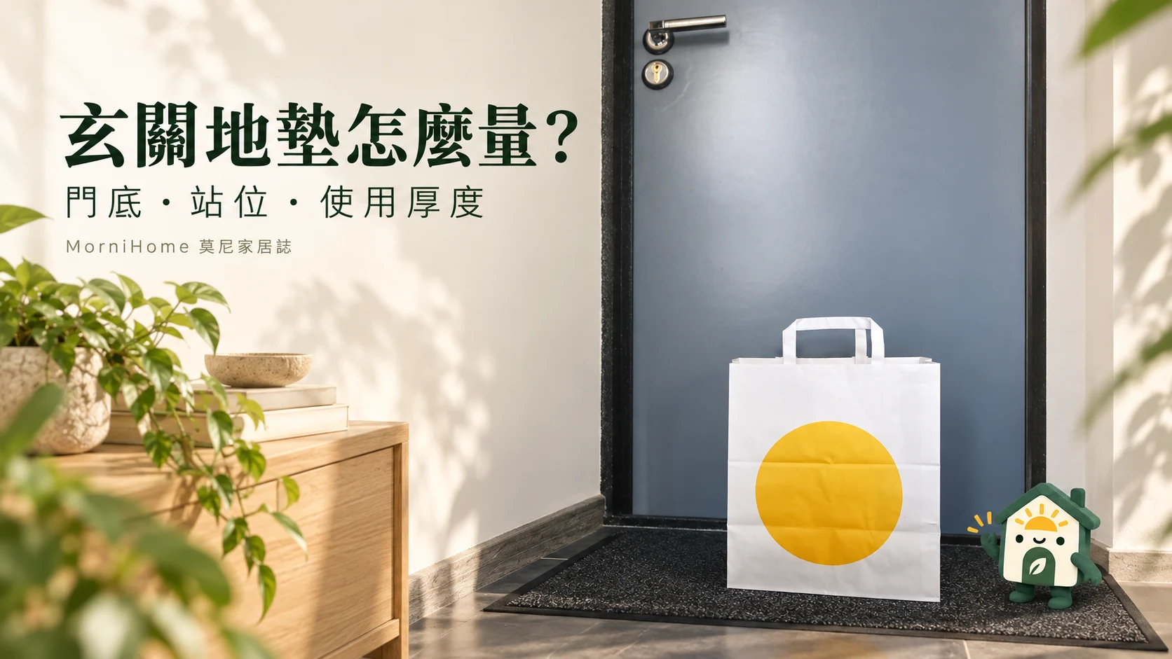 玄關地墊尺寸：莫尼家居誌品牌情境封面