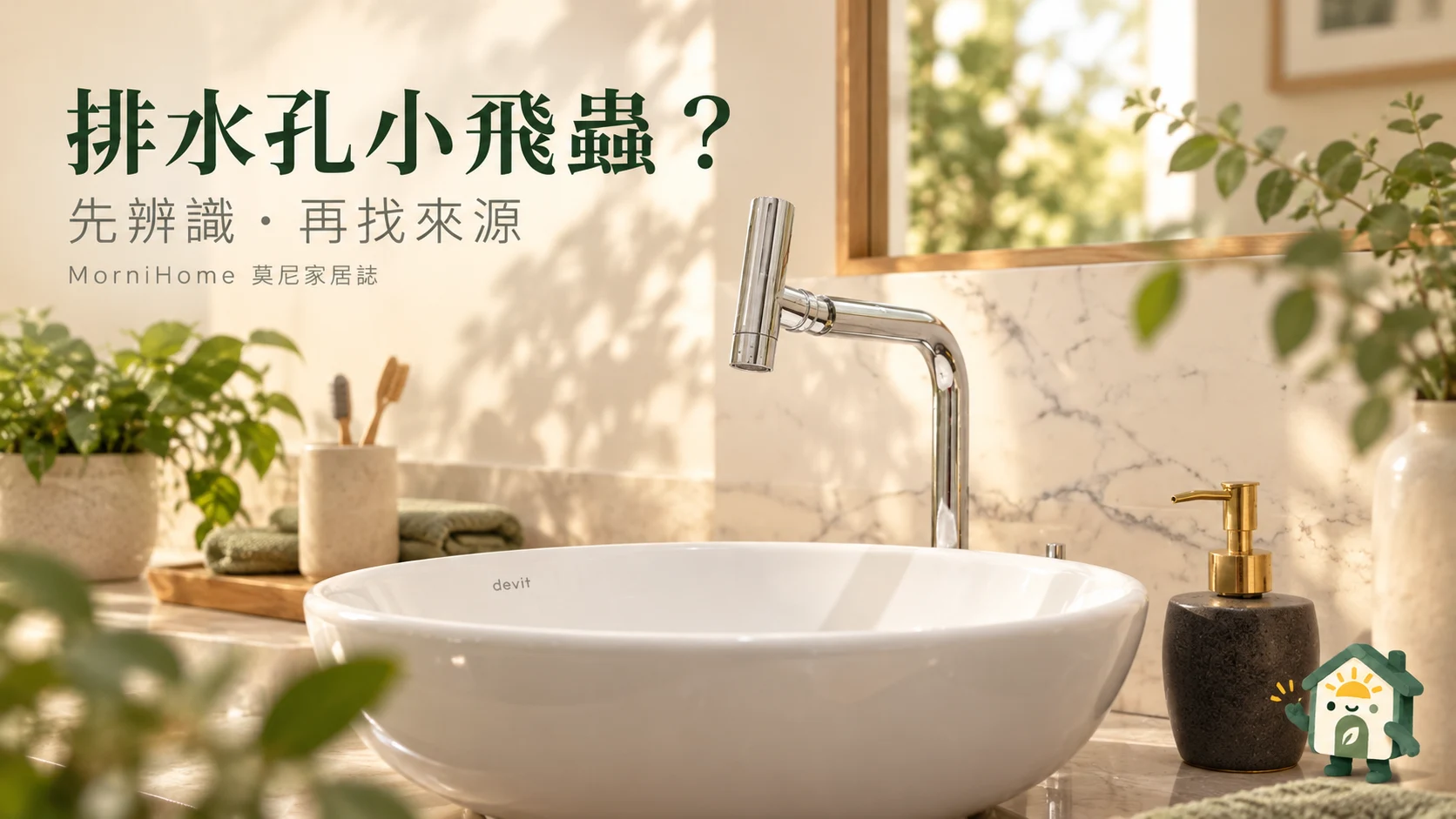 排水孔蚊子：莫尼家居誌情境封面