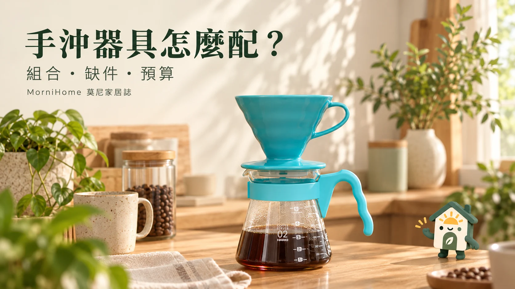 居家咖啡器具：莫尼家居誌情境封面