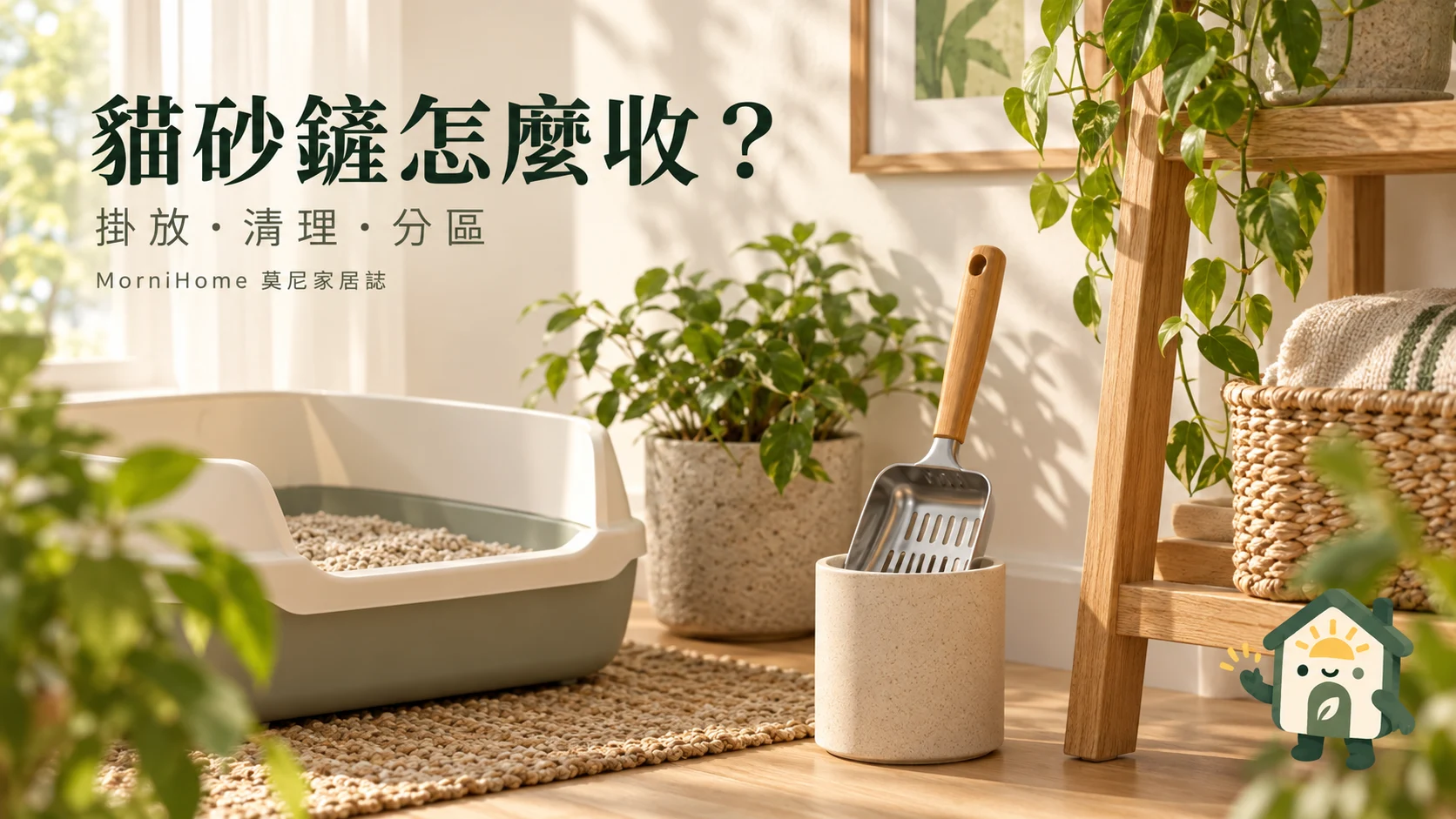 貓砂鏟收納：莫尼家居誌情境封面