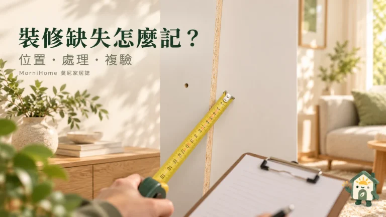 裝修驗收缺失單怎麼寫？缺失、變更與複驗結案表