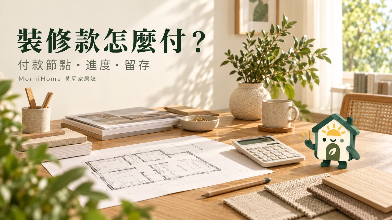 裝修付款比例品牌情境示意封面