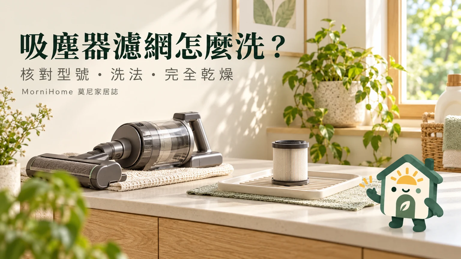 吸塵器濾網清潔品牌情境示意封面