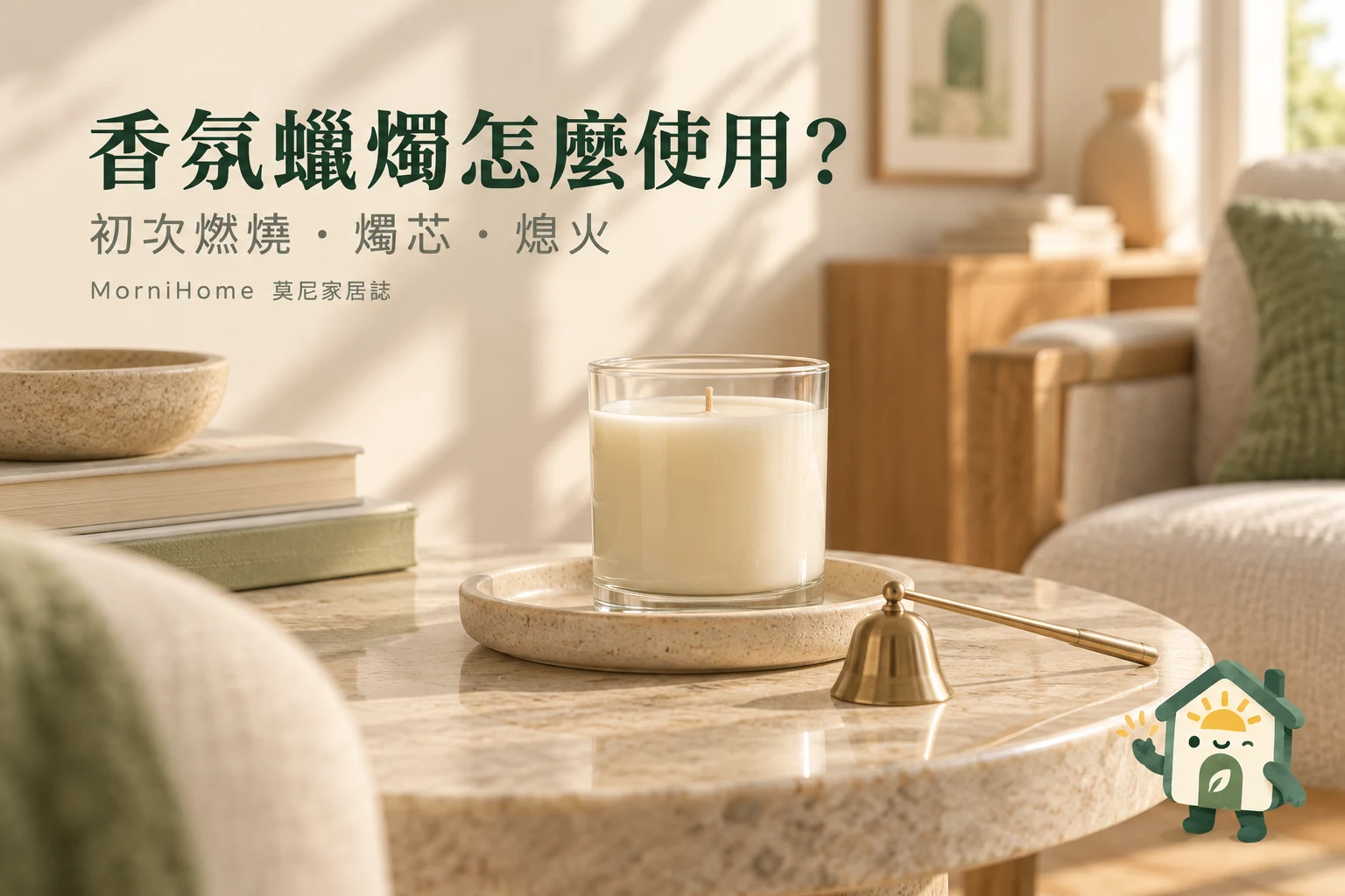 香氛蠟燭使用品牌情境示意封面