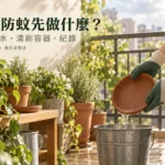 雨後防蚊怎麼做?積水巡查、清刷與社區交接表