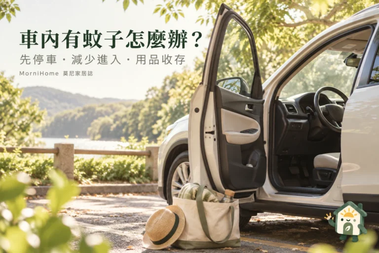 車內有蚊子怎麼辦？停車處理、上下車與用品收存