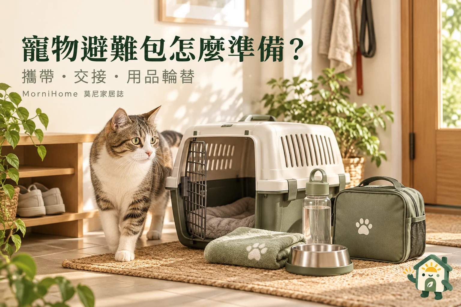 寵物緊急避難包品牌情境示意封面