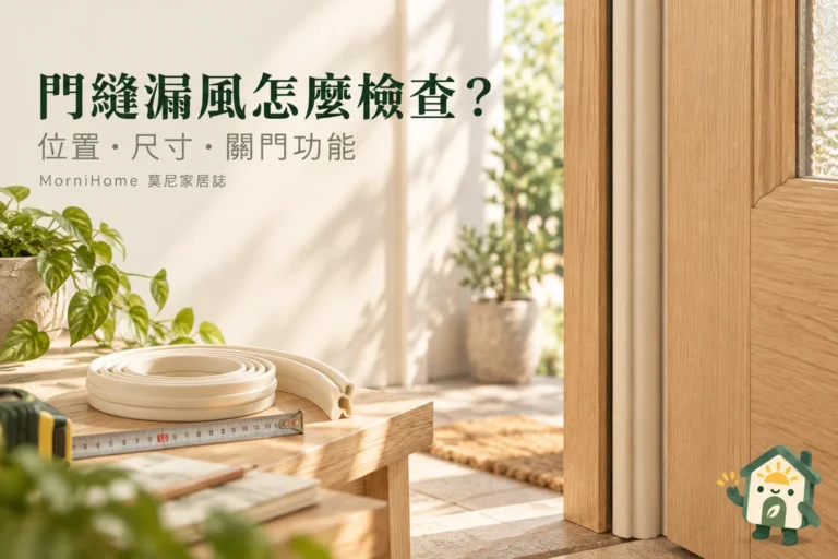 門縫漏風怎麼檢查？密封條尺寸、位置與關門功能判斷