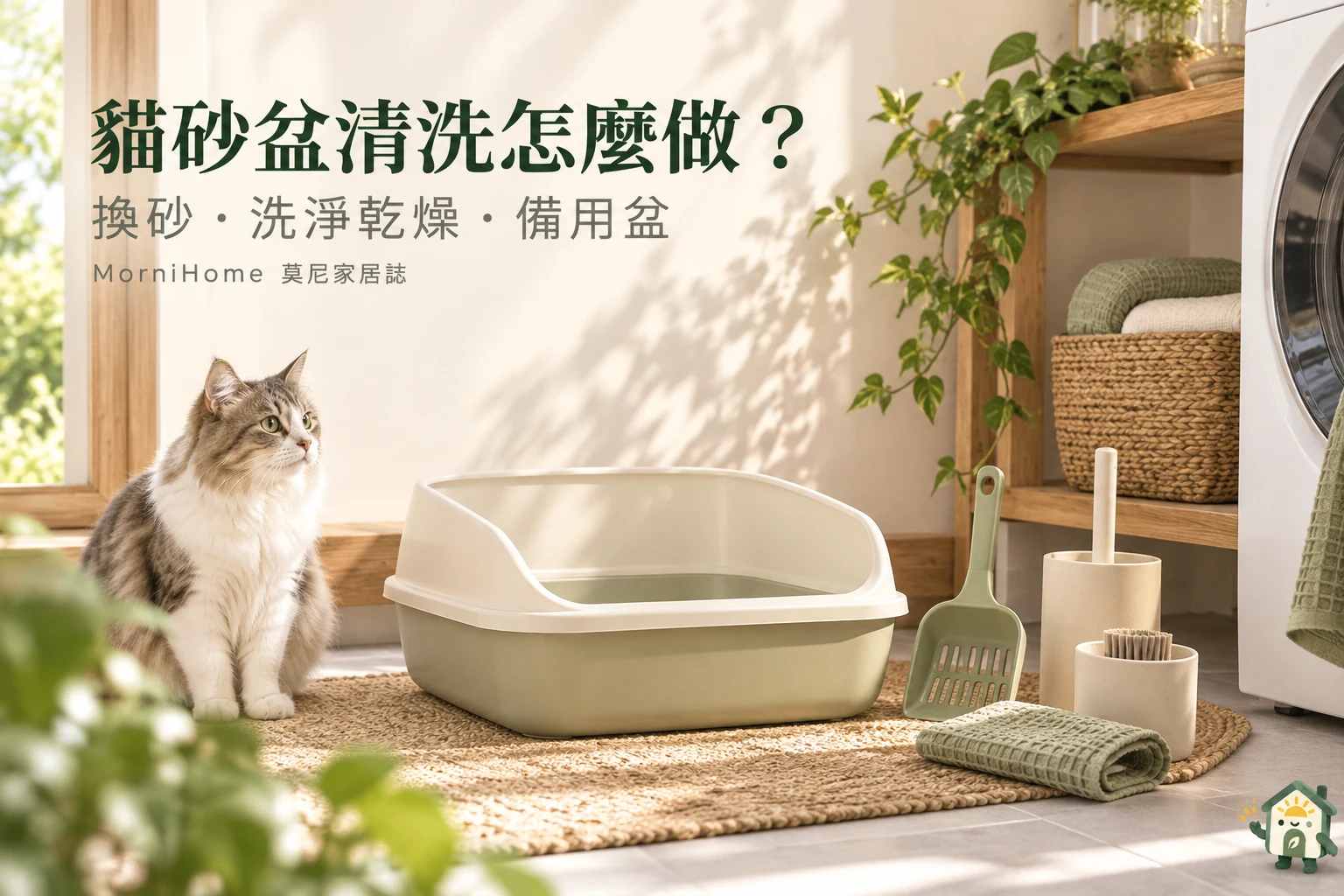 貓砂盆清洗品牌情境示意封面