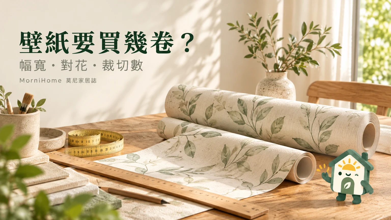 壁紙用量計算品牌情境示意封面