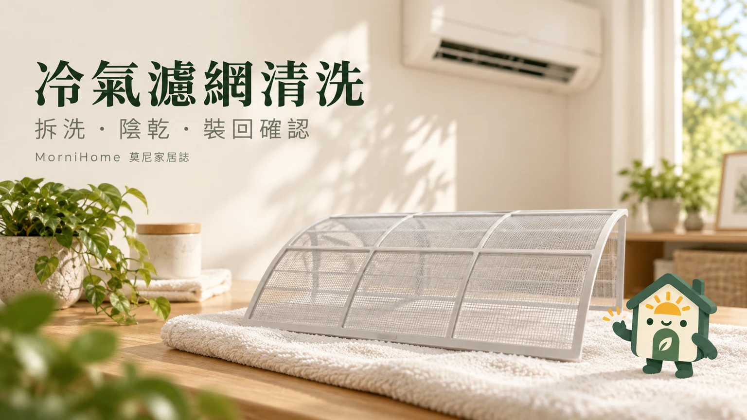 冷氣濾網清洗品牌情境示意封面