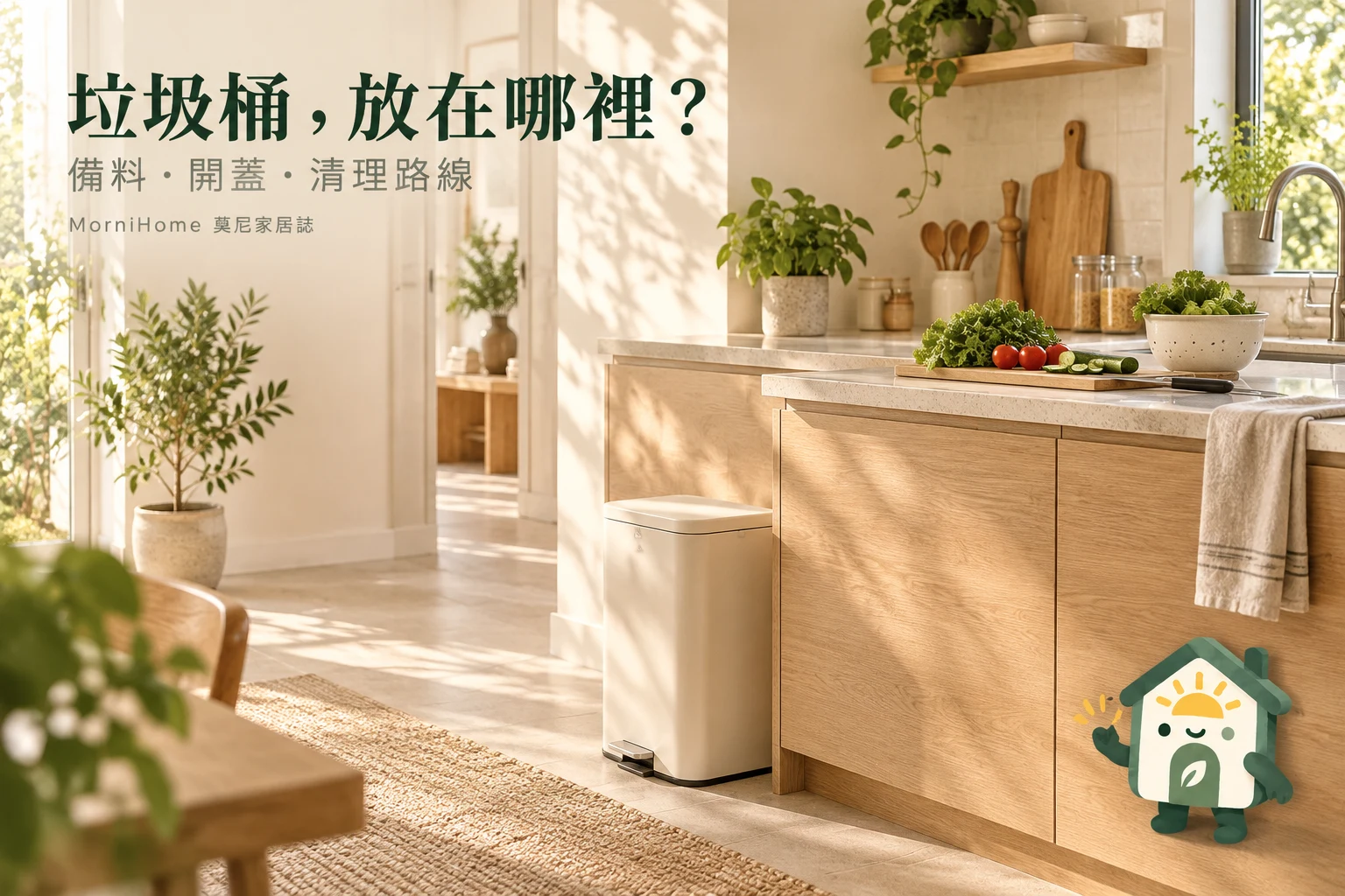 廚房垃圾桶位置品牌情境示意封面