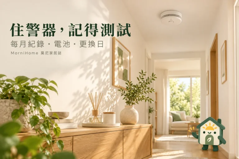 住警器測試怎麼做？每月紀錄、電池與整機更換判斷