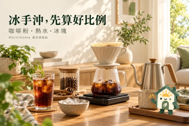 冰手沖咖啡比例怎麼算？熱水、冰塊與總水量分開秤