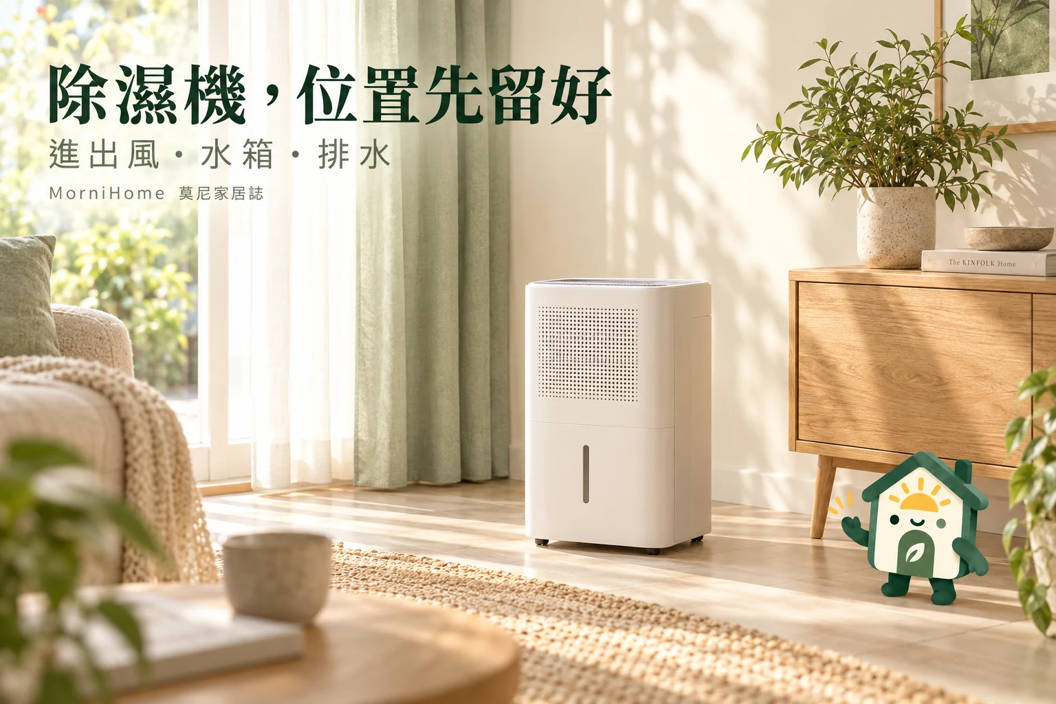 除濕機擺放品牌情境示意封面