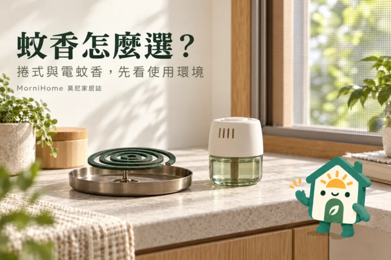 蚊香怎麼選？捲式、電蚊香的使用情境與通風檢查