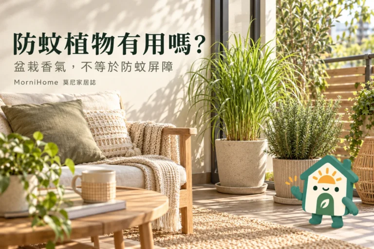 防蚊植物有用嗎？香茅、驅蚊草與陽台盆栽的選擇指南