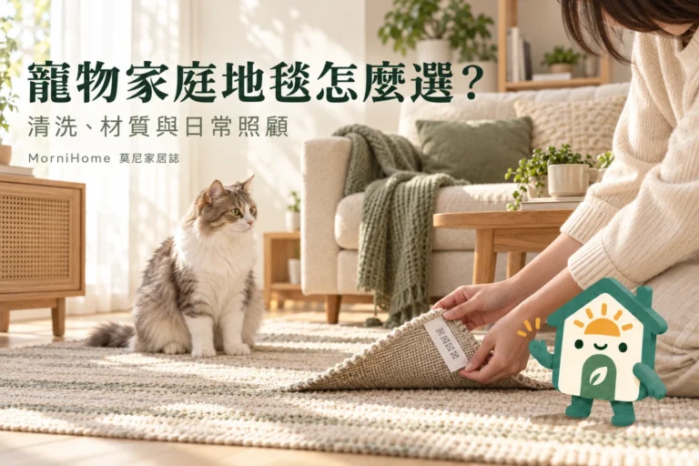 寵物家庭地毯怎麼選？可洗棉毯與羊毛平織毯的2款比較