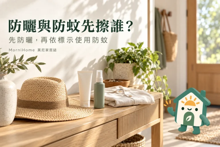 防曬與防蚊液順序怎麼排？先防曬再防蚊，補擦分開判斷